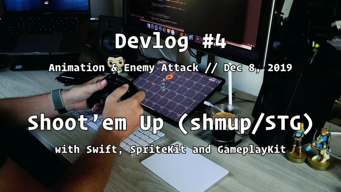Devlog #4: Animation, HUD and Enemy Fire in Swift